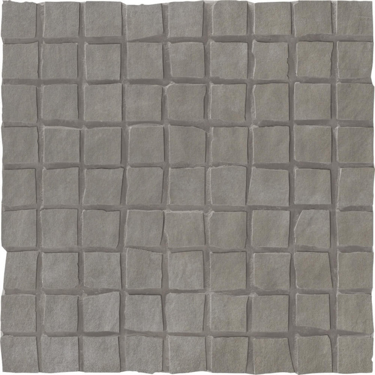 LOVE Ground Mosaic Plus Grey 20x20 Antracitová, Cihlová P-6220